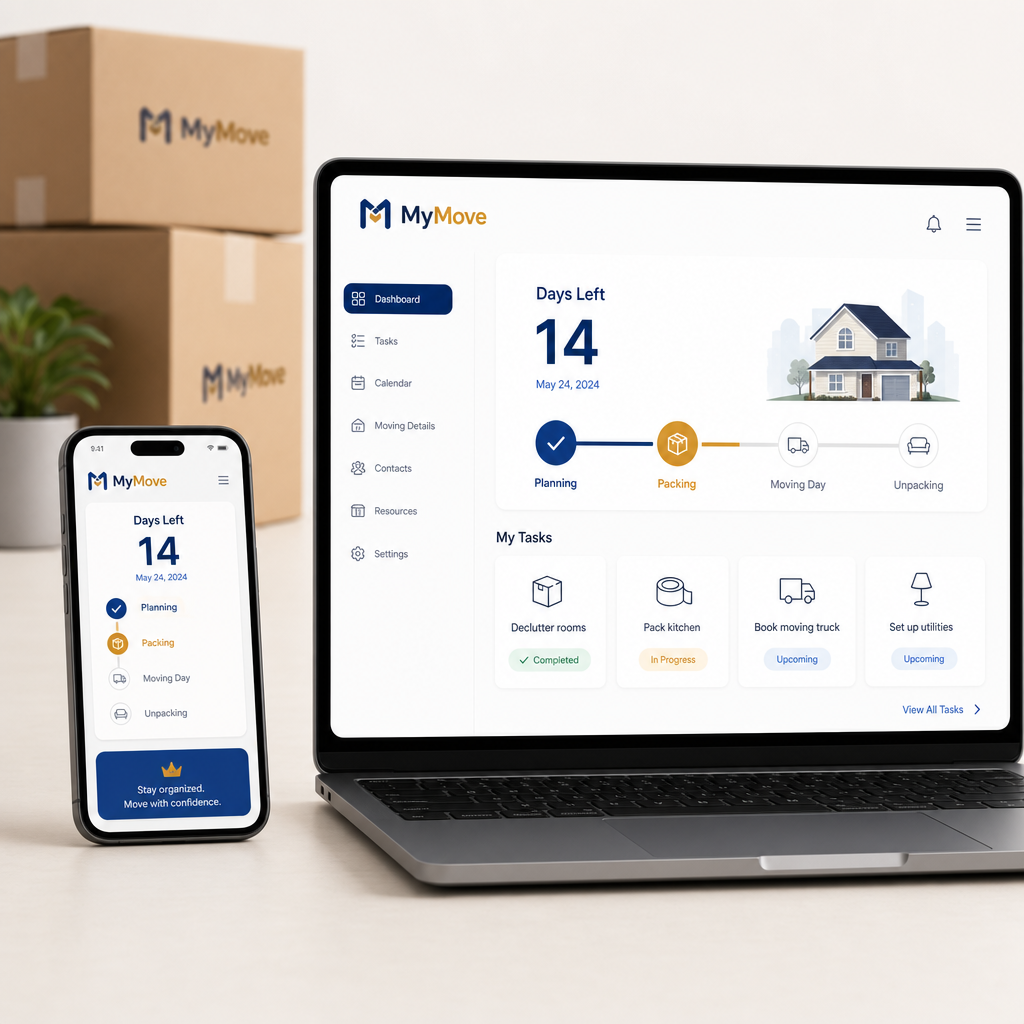 The MyMove moving planner preview